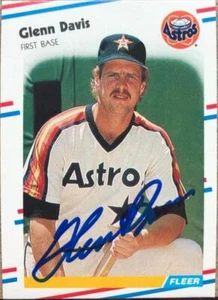 Glenn Davis Autographed 1988 Fleer #445 - Picture 1 of 1