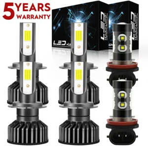 For Hyundai Sonata 2011 2012 2013 2014 Combo 6X LED Headlight Bulb Foglight F2QC - Picture 1 of 13