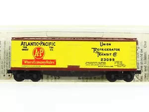 N Micro-Trains MTL/Kadee 47010 URTC A&P Atlantic & Pacific 40' Reefer Car #23099 - Picture 1 of 7
