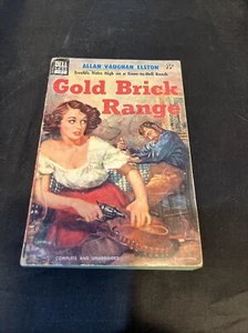Gold Brick Range Allan Vaughan Elston vintage Western GGA paperback Dell - Picture 1 of 1