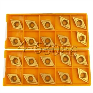 200PC DCMT11T304 DCMT32.51 Lathe Turn index mill tool Carbide Insert for SDUCR/L - Picture 1 of 8