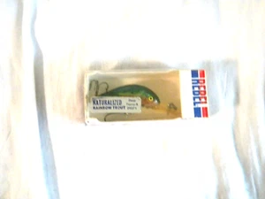 Vtg Rebel Naturalized Rainbow Trout Deep Teeny -R D9271 New in Original Box - Picture 1 of 4
