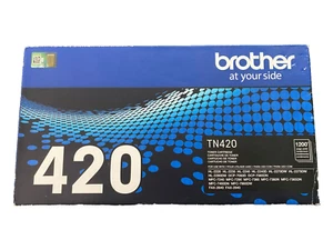 Brother TN420 Black Toner Cartridge New in Sealed Box - Picture 1 of 3