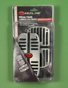 Pilot Automotive Redline Pro Sport Pedal Pad Automatic Aluminum - RLX-0604T3 - Picture 1 of 4