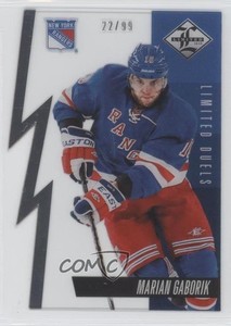 2012-13 Panini Limited Limited Duels Silver /99 Marian Gaborik #LD-6B