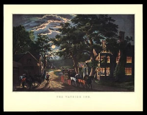 Currier & Ives Art Print - The Wayside Inn - Picture 1 of 1