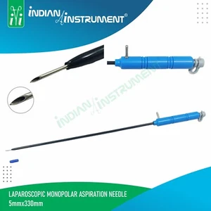 Laparoscopic Steel Aspiration Needle 5mmx330mm Surgical Instruments CE Approved - Picture 1 of 12