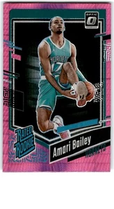 2023-24 Donruss Optic Pink Amari Bailey Charlotte Hornets #210 - Picture 1 of 2