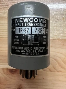 Newcomb TR-92 Audio Mic/Line/Phono/MC Input Transformer, 9-Pin Plug-In Type. - Picture 1 of 3