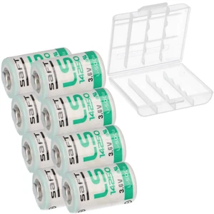 8x Saft Lithium 3,6V Batterie LS 14250 - 1/2 AA - LS14250 Li-SOCl2 + Box - Bild 1 von 8