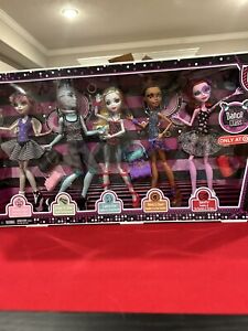 Monster High Dance Class 5 Dolls Target 2013 Stalówka w pudełku