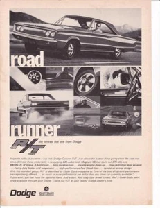 Original 1967 Dodge Coronet 440 R/T Print-Ad/ Great Art - Picture 1 of 1