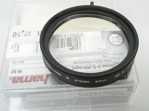 hama Tricklinse 5-S 5x Motiv M62 Mirage Lens 62mm Einschraub screw in Mint + cas - Bild 1 von 2