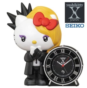 SEIKO Alarm Clock yoshikitty Talking Alarm Clock JF385A X JAPAN Hello Kitty - Picture 1 of 10