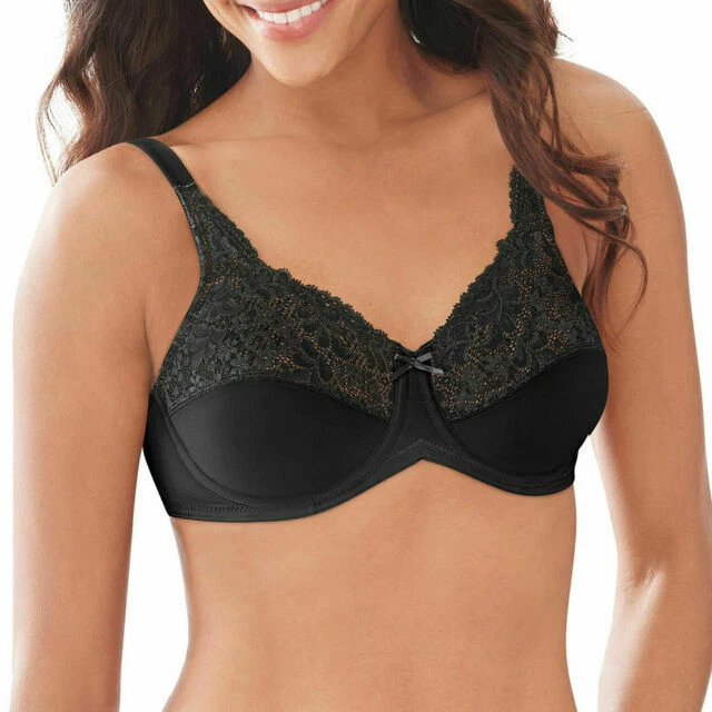 Lilyette 0428 Comfortable Underwired Bra - Black