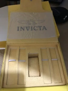 NUEVO Invicta 1 Ranura Estuche de Exhibición Duradera con Correas Extra AUTÉNTICO - Imagen 1 de 5