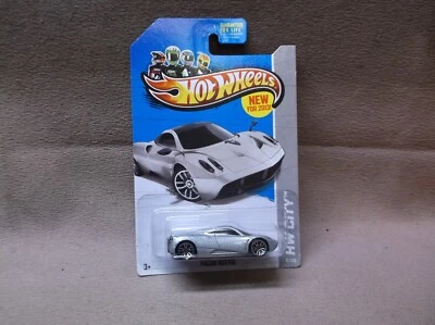 Hot Wheels 2013 #8 plata 2011 pagani huayra exótico italia hipercoche rápido furious Foto 1 de 3