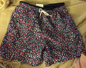 NWT BOYS 98 Coast Av Usa Inc. Multi Color Polka Dot Swim Trunk- Size L 10-12 Yr - Picture 1 of 5