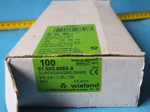 Lotto di 55 pz WIELAND WK2,5/U BL/V0 (57.503.0055.6) - Foto 1 di 4