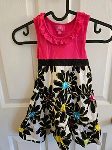 Pinky brand floral sundress, girls' size 5 - Picture 1 of 3