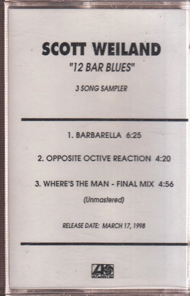 scott weiland 3 song sampler cassette promo - Image 1 of 1