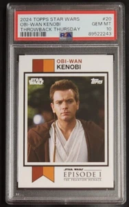 Obi-Wan Kenobi 2024 Topps Throwback Thursday Star Wars #20 PSA 10 GEM MT - Picture 1 of 2