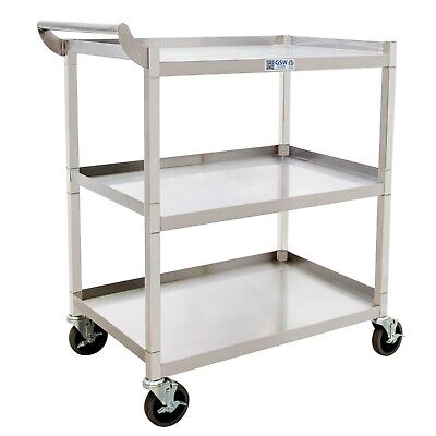 GSW C-31K Stainless Steel Cart With Swivel Casters (26.5 W X 15.5 D X 35.5 H) • 240$