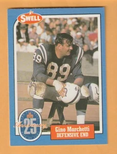 Gino Marchetti Baltimore Colts 1988 Swell Greats #75 San Francisco Dons 10O - Imagen 1 de 2