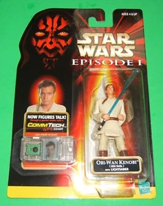 Star Wars Episode 1 OBI-WAN KENOBI mit Commtech Chip Actionfigur Neu in OVP - Bild 1 von 5