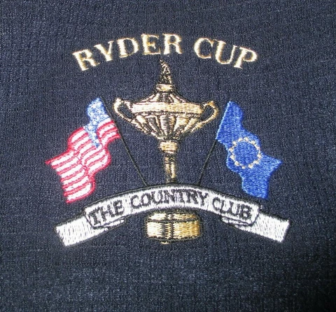 1999 RYDER CUP Country Club BROOKLINE 1/4 Zippered Golf (LG) Jacket TIGER WOODS Cover