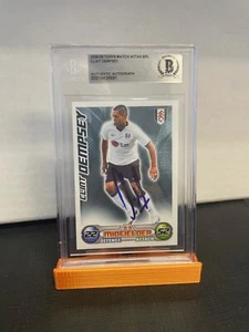 2008-09 TOPPS MATCH ATTAX EPL CLINT DEMPSEY SIGNED BECKETT AUTHENTIC AUTO - Picture 1 of 2