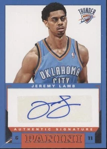 Jeremy Lamb 2012-13 Panini Auto #9 - Picture 1 of 2