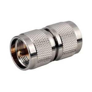 PL259 Enchufe macho a UHF macho PL-259 RF Conector adaptador coaxial - Imagen 1 de 3