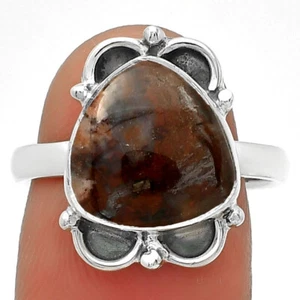 Natural Cherry Creek 925 Sterling Silver Ring s.8 Jewelry R-1103 - Picture 1 of 5