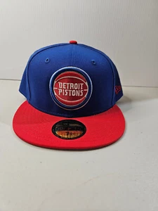 NBA New Era 59Fifty Fitted Hat Detroit Pistons - Size 7 - Picture 1 of 4