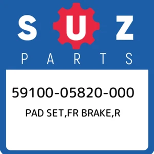 59100-05820-000 Suzuki Pad set,fr brake,r 5910005820000, New Genuine OEM Part - Foto 1 di 1