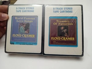 Floyd Cramer 8 Track Set, Love Songs & Treasury Favorites BRAND NEW SEALED 1984 - Picture 1 of 4