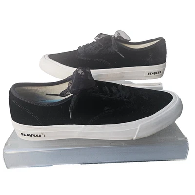 Seavees For J. Crew Black Velvet Legend Sneakers Size 11 - Image 1 of 4
