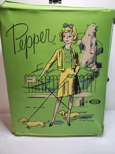 Vintage 60er Jahre Ideal Pepper Puppe, Tragetasche und Kleidung - Bild 1 von 15