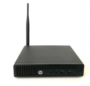 HP 260 G1 DM Mini -Pentium 3558U - 12GB RAM - 256GB SSD, Linux Mint 22.1, Cables - Picture 1 of 12
