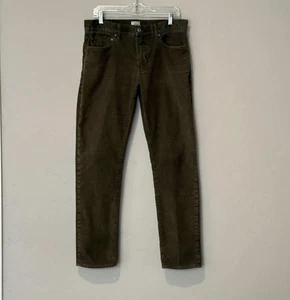 J Crew Cordhose Herren 32x32 oliv 484 Slim Fit modern minimalistisch Stretch - Bild 1 von 9
