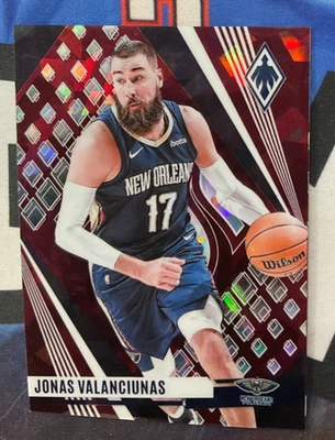 2023-24 Panini Phoenix #191 Jonas Valanciunas 213/275 Maroon Ice (JR) - Image 1 of 2
