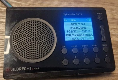 Albrecht Digitalradio DR 70 DAB+/UKW Farbdisplay - Bild 1 von 3