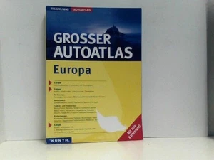 Grosser Autoatlas Europa. Mit Info-Kartenrand! Anonymus: - Bild 1 von 1