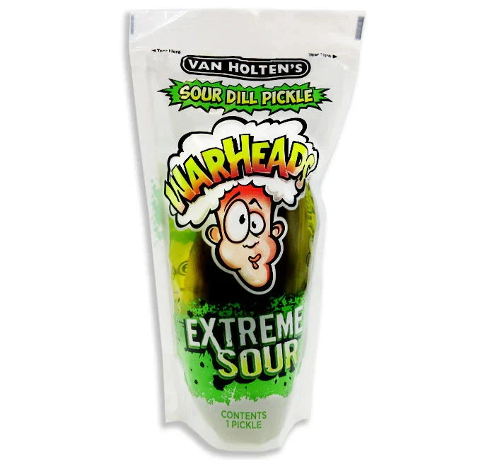 Van Holten's Jumbo Pickle Warheads Sour - Image 1 of 1