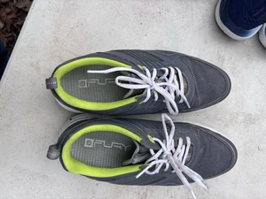 Zapatos de golf Footjoy Fury de cuero/malla gris lima blanco para hombre talla 9 1/2 estilo # 51102 - Imagen 1 de 7