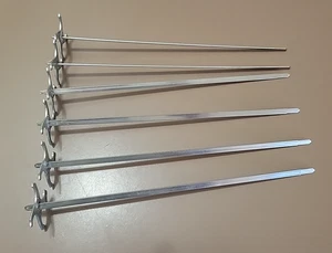 Lot of 6 Kabob Skewers Ronco Showtime Rotisserie 4000 / 5000 Replacement Parts - Picture 1 of 7