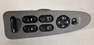 2000-2005 Buick Century Master Power Driver Window Switch Control Bezel Gray - Imagen 1 de 2