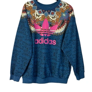 Adidas X Farm Rio Mariposa Caleidoscopio Sudadera Talla Mediana Borbomix Floral - Imagen 1 de 7
