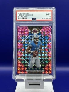 2023 Panini Mosiac #332 Hendon Hooker ROOKIE PINK CAMO PSA 9 LOW POP - Foto 1 di 3